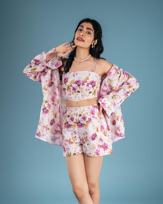 AUTUMN CO-ORD SET WITH SHIRT