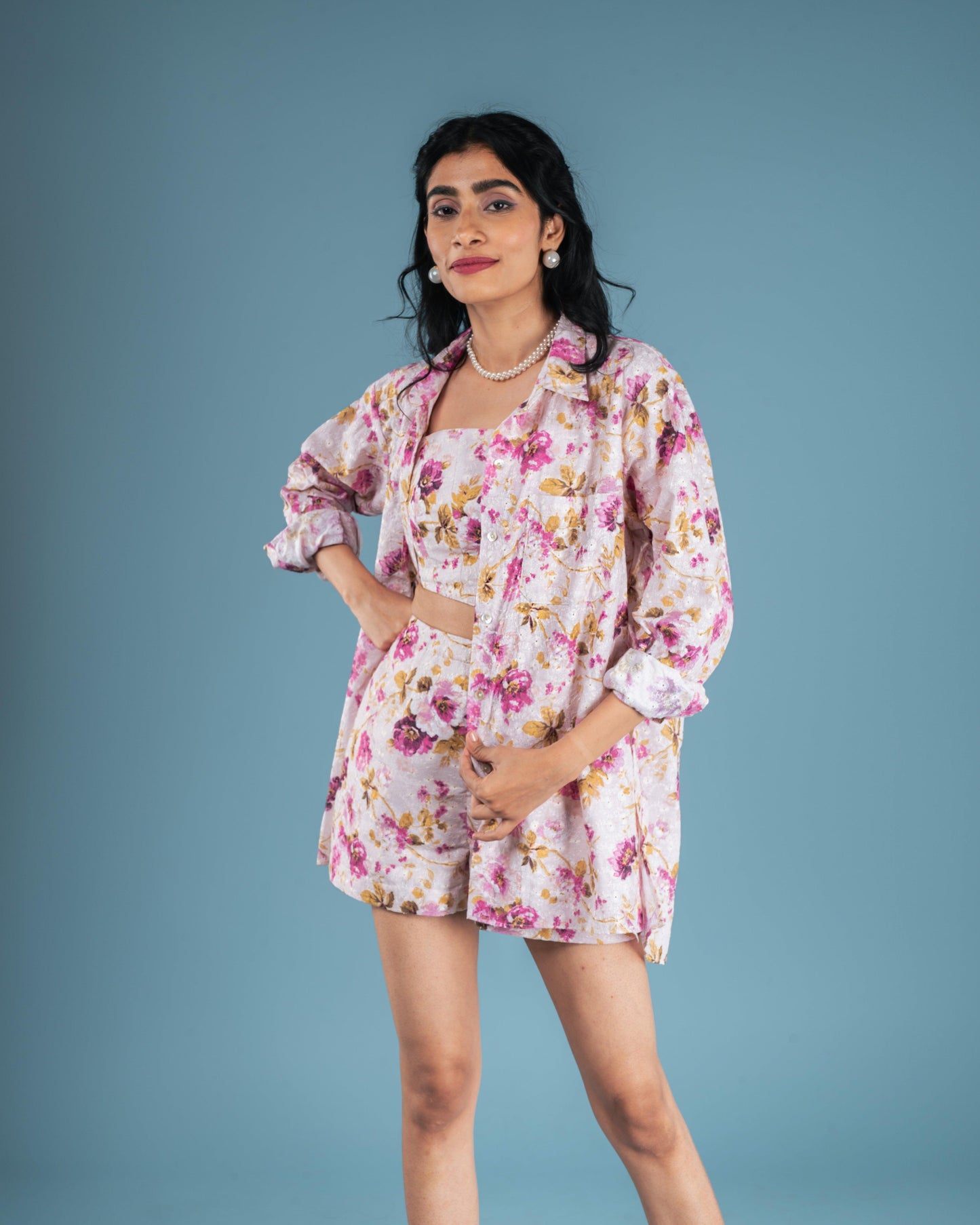 AUTUMN CO-ORD SET WITH SHIRT