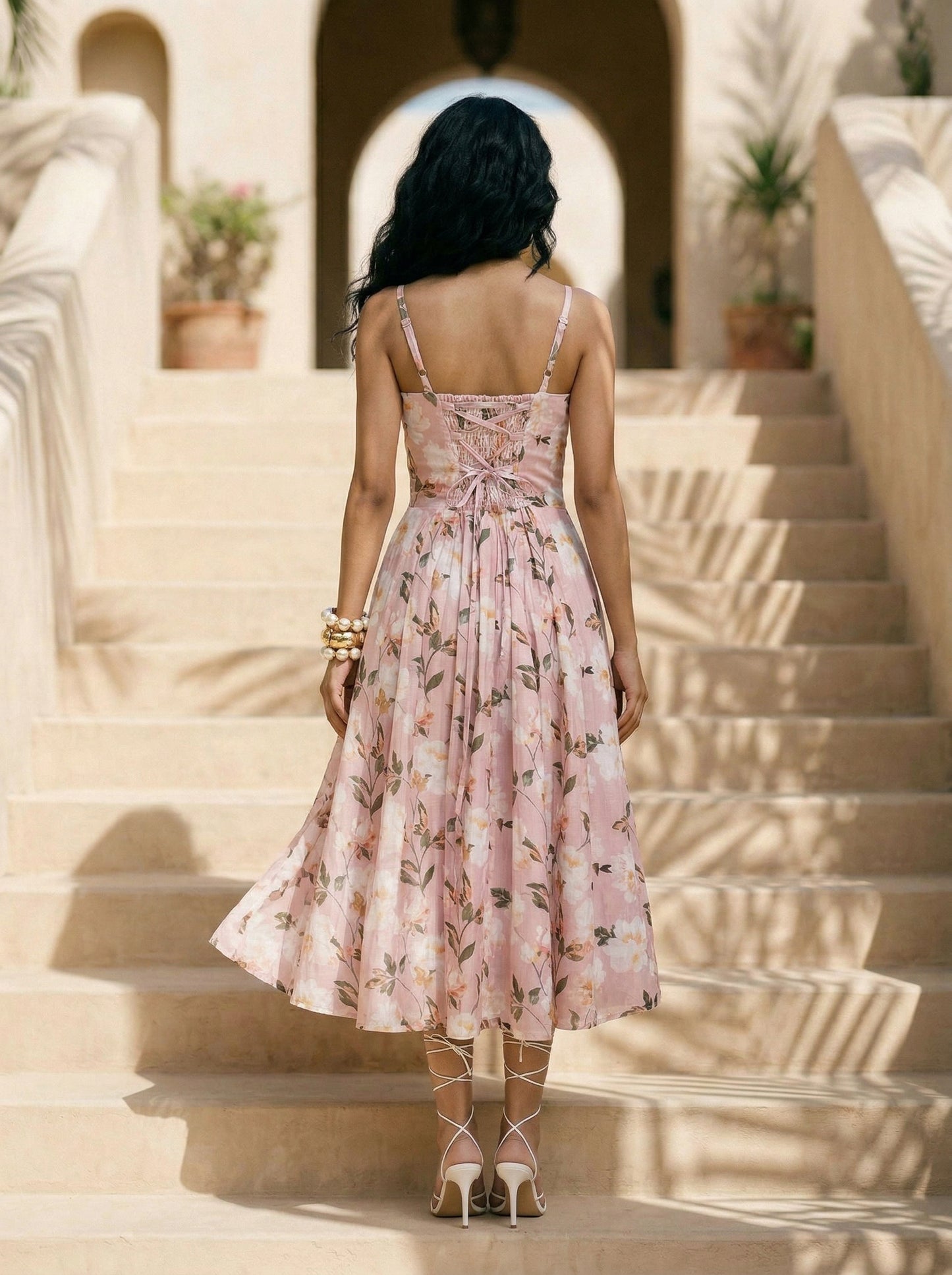 BRIGITTE FLORAL MIDI