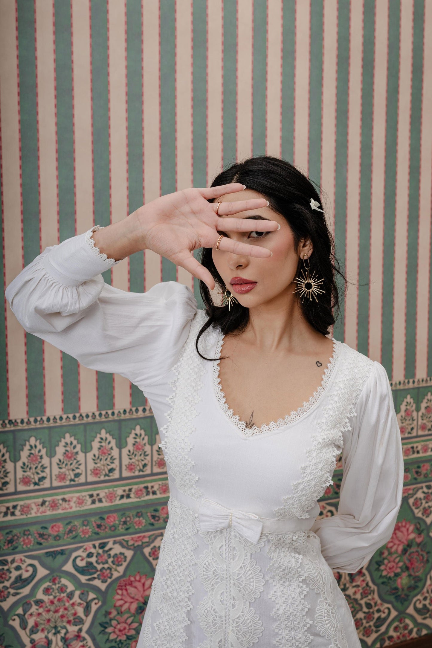 WALDORF APPLIQUÉ DRESS