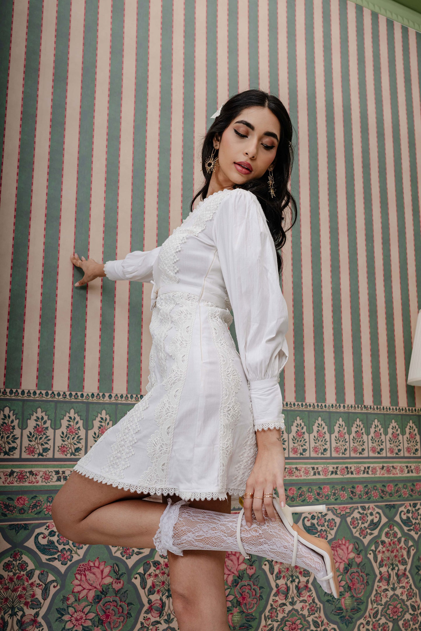 WALDORF APPLIQUÉ DRESS