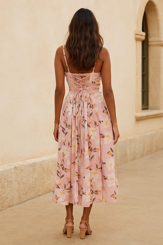 BRIGITTE FLORAL MIDI
