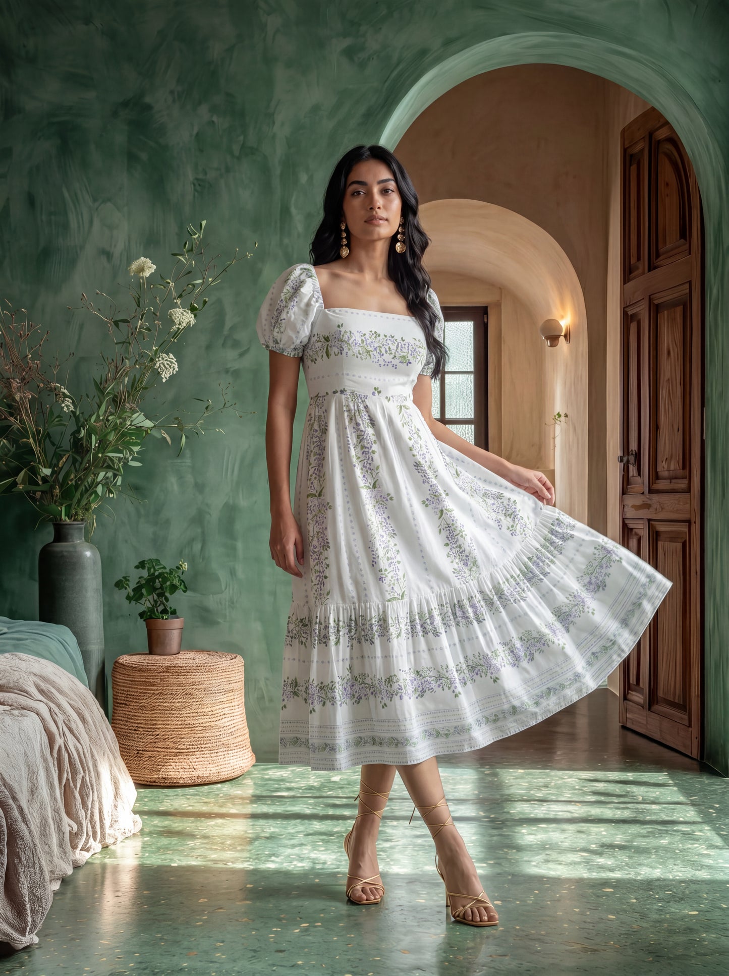 ANNE  MIDI DRESS