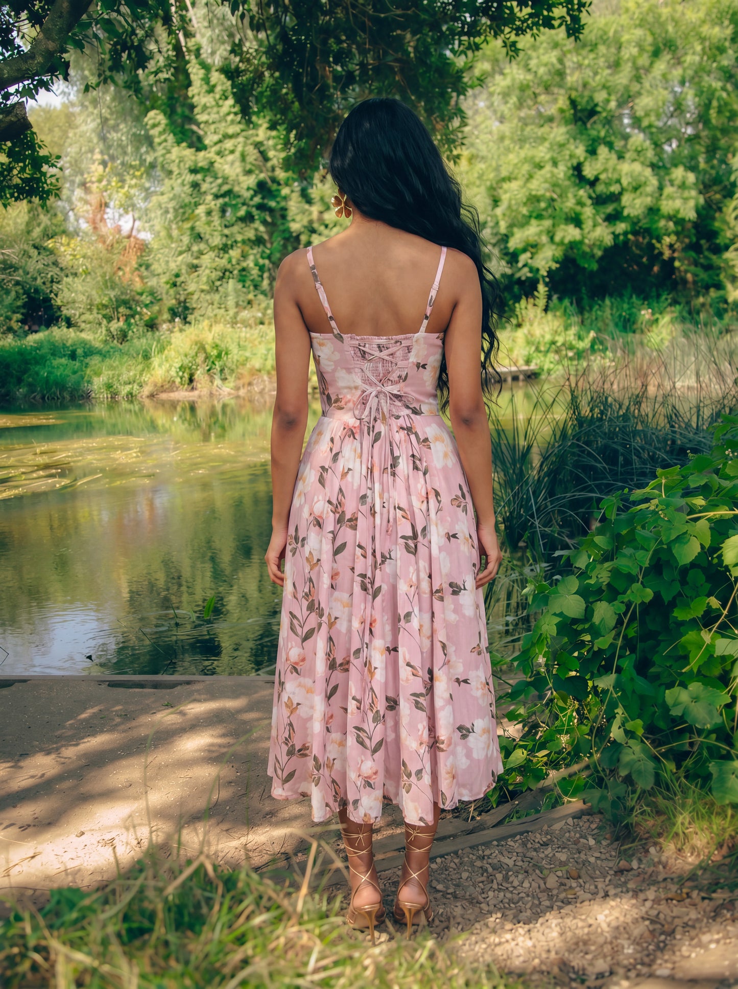 BRIGITTE FLORAL MIDI