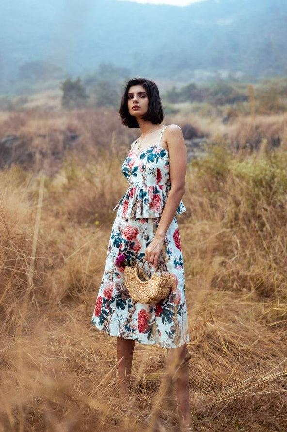 ENGLISH ROSE MIDI