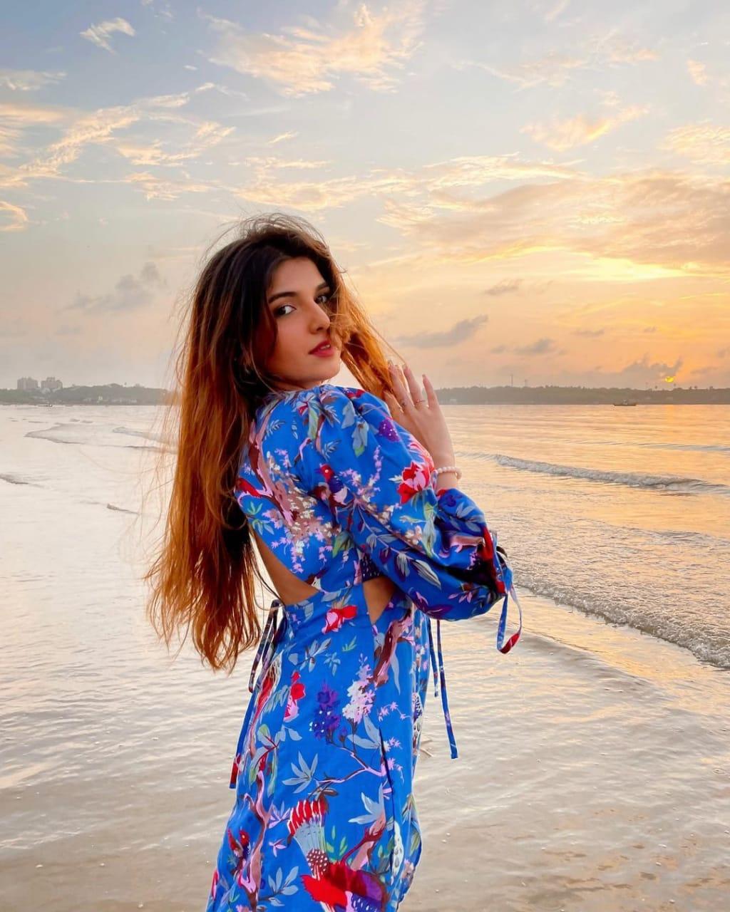 AZURE JUNGLE DRESS